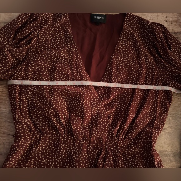 The Kooples Moon Dots Wrap Dress Size 4 (France) US Size XL - Picture 8 of 12